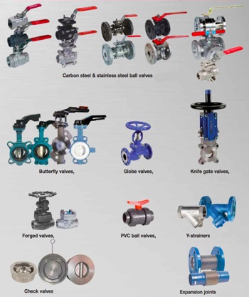 Vannes pour l'industrie